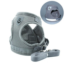 Load image into Gallery viewer, Reflective Safety Pet Dog Harness and Leash Set for Small Medium
