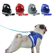 Load image into Gallery viewer, Reflective Safety Pet Dog Harness and Leash Set for Small Medium
