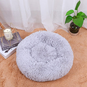 Round Kennel Dog Cat Winter Warm Sleeping Bed Super