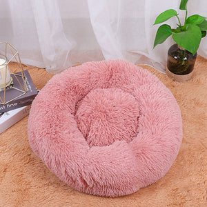 Round Kennel Dog Cat Winter Warm Sleeping Bed Super